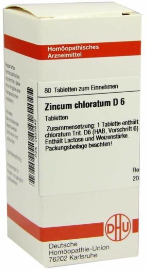 Zincum Chloratum D 6 Tabletten