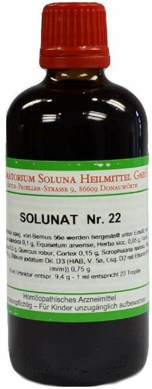 Solunat Nr.22 100 ml Tropfen