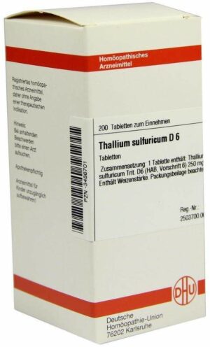 Dhu Thallium Sulfuricum D6 200 Tabletten