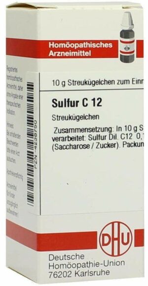 Sulfur C12 10 G Globuli