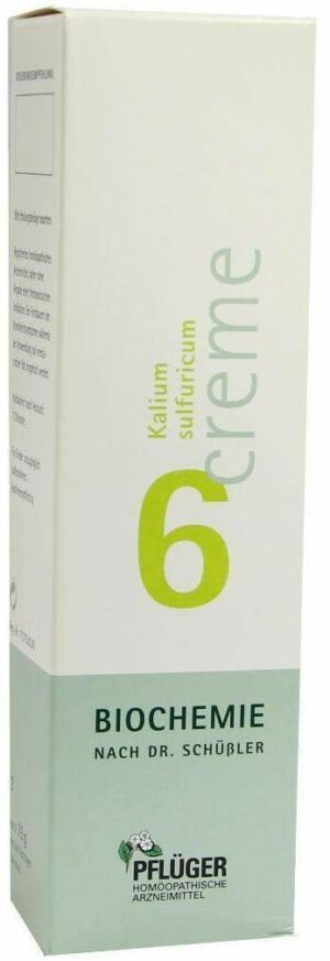 Biochemie Pflüger 6 Kalium Sulfuricum 75 G Creme