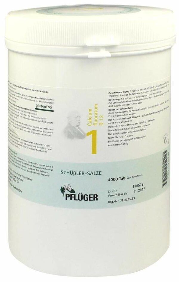 Biochemie Pflüger 1 Calcium Fluoratum D12 4000 Tabletten