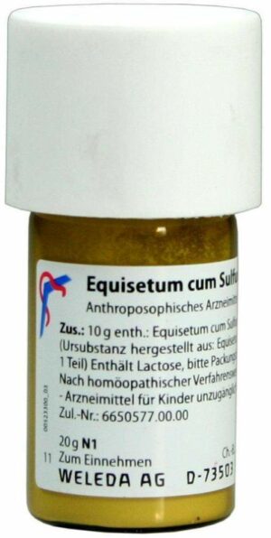 Weleda Euqisetum Cum Sulfure Tostum D6 20 g Trituration