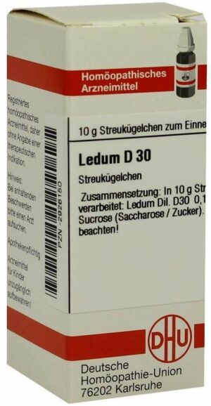 Ledum D30 Globuli 20 G Globuli