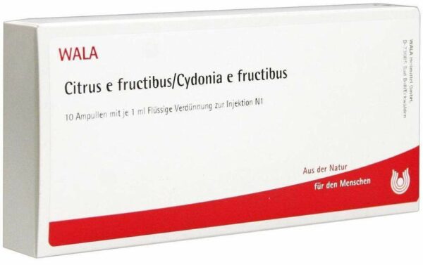 Wala Citrus E Fructibus Cydonia E Fructibus 10 X 1ml Ampullen