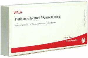 Wala Platinum Chloratum Pancreas Comp. 10 X 1 ml Ampullen