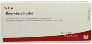 Wala Roseneisen Graphit Ampullen 10 X 1 ml