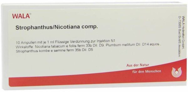 Strophanthus Nicotian Comp. Ampullen 10 X 1 ml