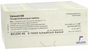 Weleda Cerussit D8 48 x 1 ml Ampullen