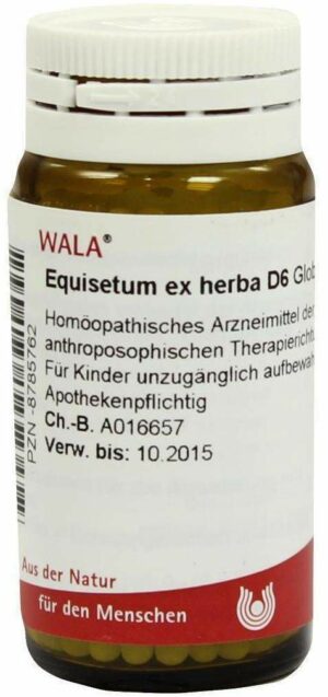 Equisetum Ex Herba D6 Wala 20 G Globuli