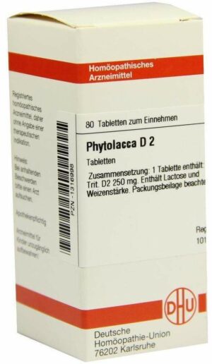 Phytolacca D2 80 Tabletten