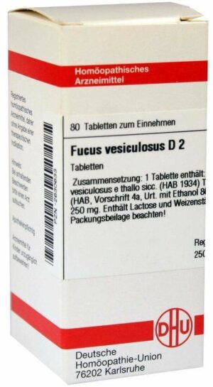 Fucus Vesiculosus D2 80 Tabletten