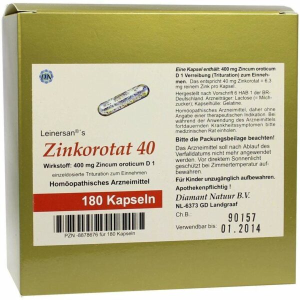 Zinkorotat 40 Leinersan 180 Kapseln