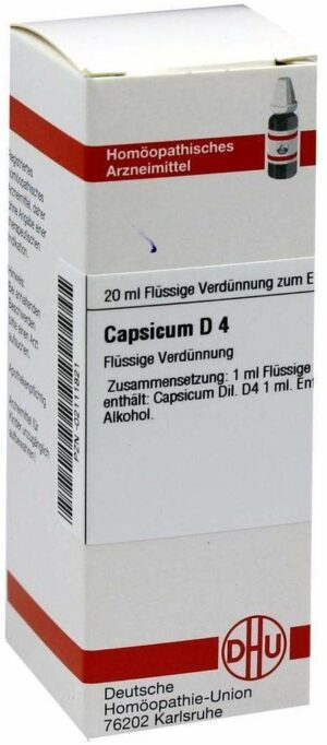 Capsicum D 4 Dilution