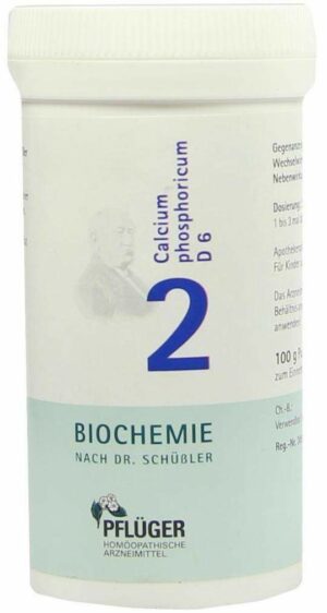 Biochemie Pflüger 2 Calcium Phosphoricum D6 100 G Pulver