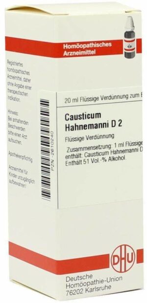 Causticum Hahnemanni D 2 Dilution