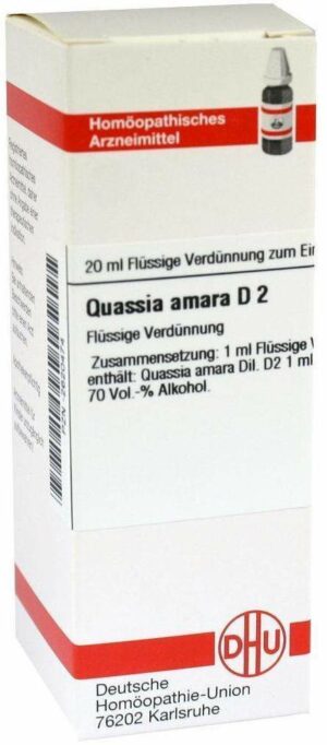 Quassia D2 Dilution 20 ml Dilution