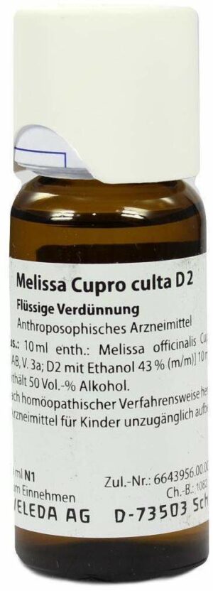 Weleda Melissa Cupro Culta D2