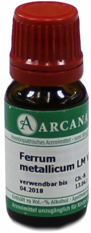 Ferrum Metallicum Lm 6 Dilution 10 ml