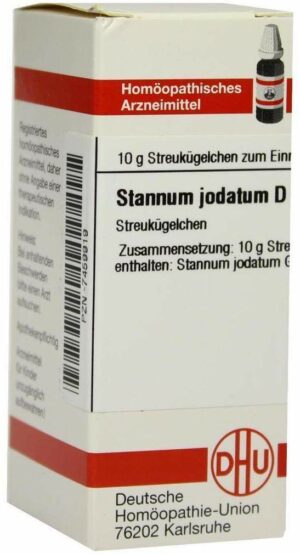 Stannum Jodat. D 12 Globuli 10 G