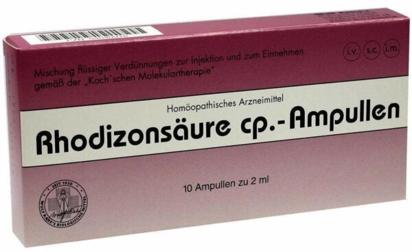 Rhodizonsäure Cp. Ampullen 10 X 2 ml