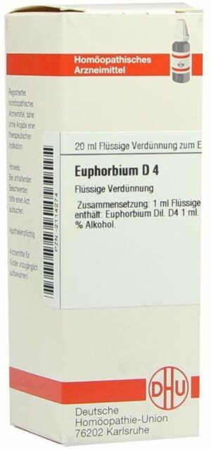 Euphorbium D 4 Dilution