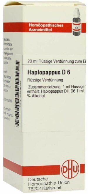 Haplopappus D6 Dhu 20 ml Dilution