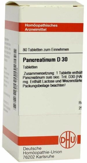 Pancreatinum Suis D 30 Tabletten