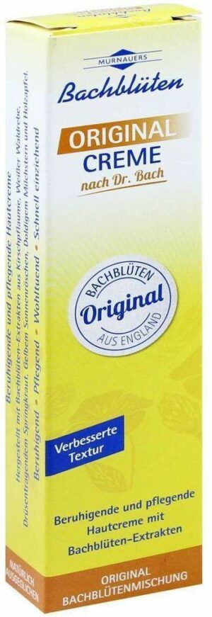 Bachblüten Original Creme Nach Dr. Bach 30 G Creme