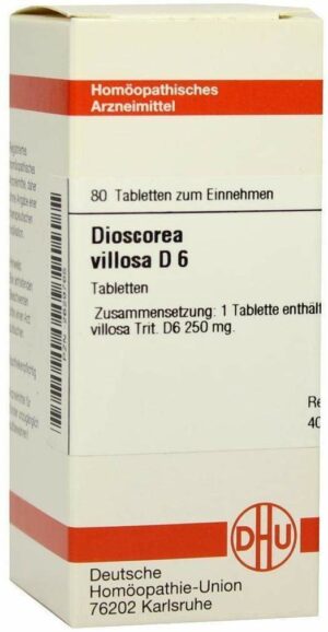 Dioscorea Villosa D 6 Tabletten