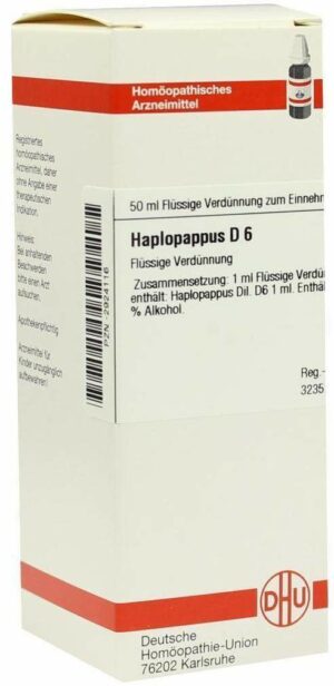 Haplopappus D6 Dhu 50 ml Dilution