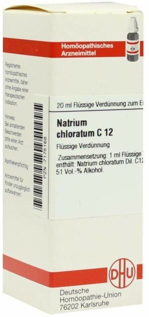 Natrium Chloratum C 12 Dilution