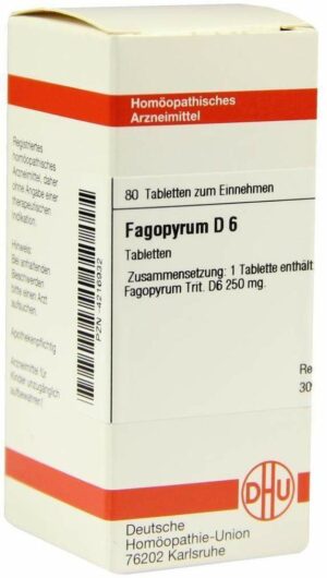 Fagopyrum D6 80 Tabletten