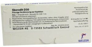 Weleda Skorodit D30 8 x 1 ml Ampullen