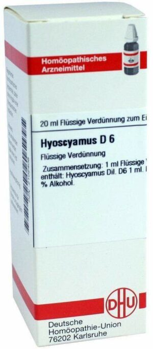 Hyoscyamus D 6 20 ml Dilution