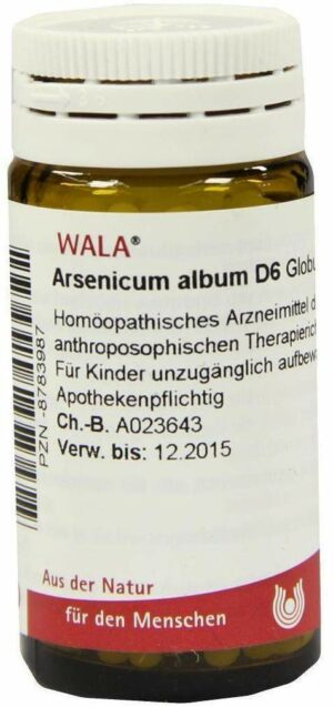 Arsenicum Album D 6 Globuli