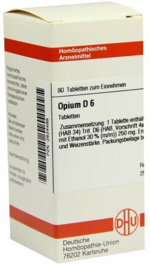 Opium D 6 Tabletten