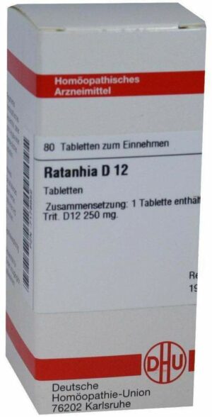 Ratanhia D 12 Tabletten