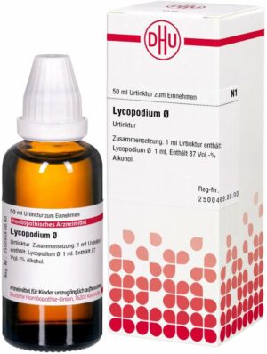 Lycopodium Urtinktur D1 50 ml Dilution