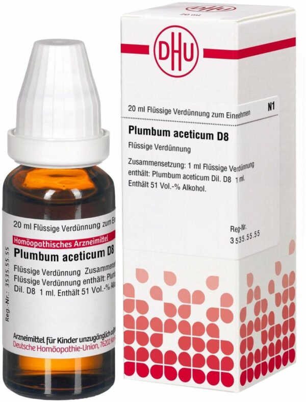 Plumbum Aceticum D 8 Dilution