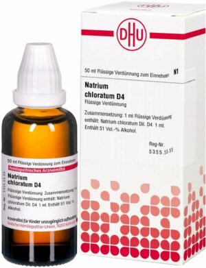 Natrium Chloratum D4 50 ml Dilution