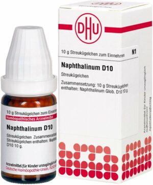 Naphthalinum D 10 Globuli