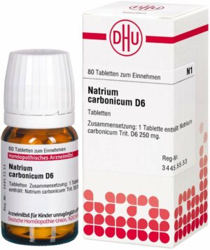 Natrium Carbonicum D 6 80 Tabletten