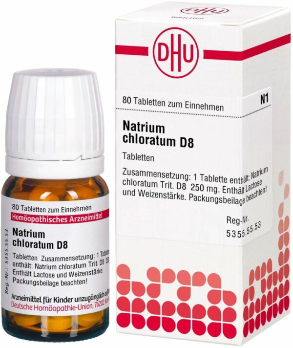 Natrium Chloratum D 8 80 Tabletten