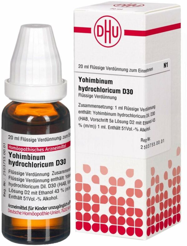 Yohimbinum Hydrochloricum D 30 Dilution 20 ml Lösung