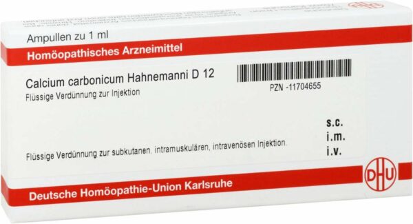 Calcium Carbonicum Hahnemanni D 12 Ampullen