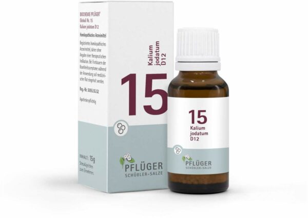 Biochemie Pflüger Nr. 15 Kalium Jodatum D12 15 G Globuli