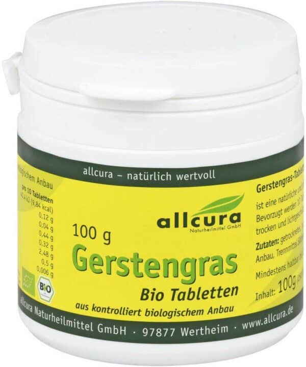 Gerstengras Tabletten Bio