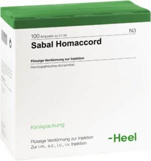 Sabal Homaccord 100 Ampullen