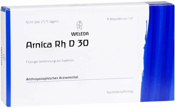 Weleda Arnica RH D 30 8 x 1 ml Ampullen